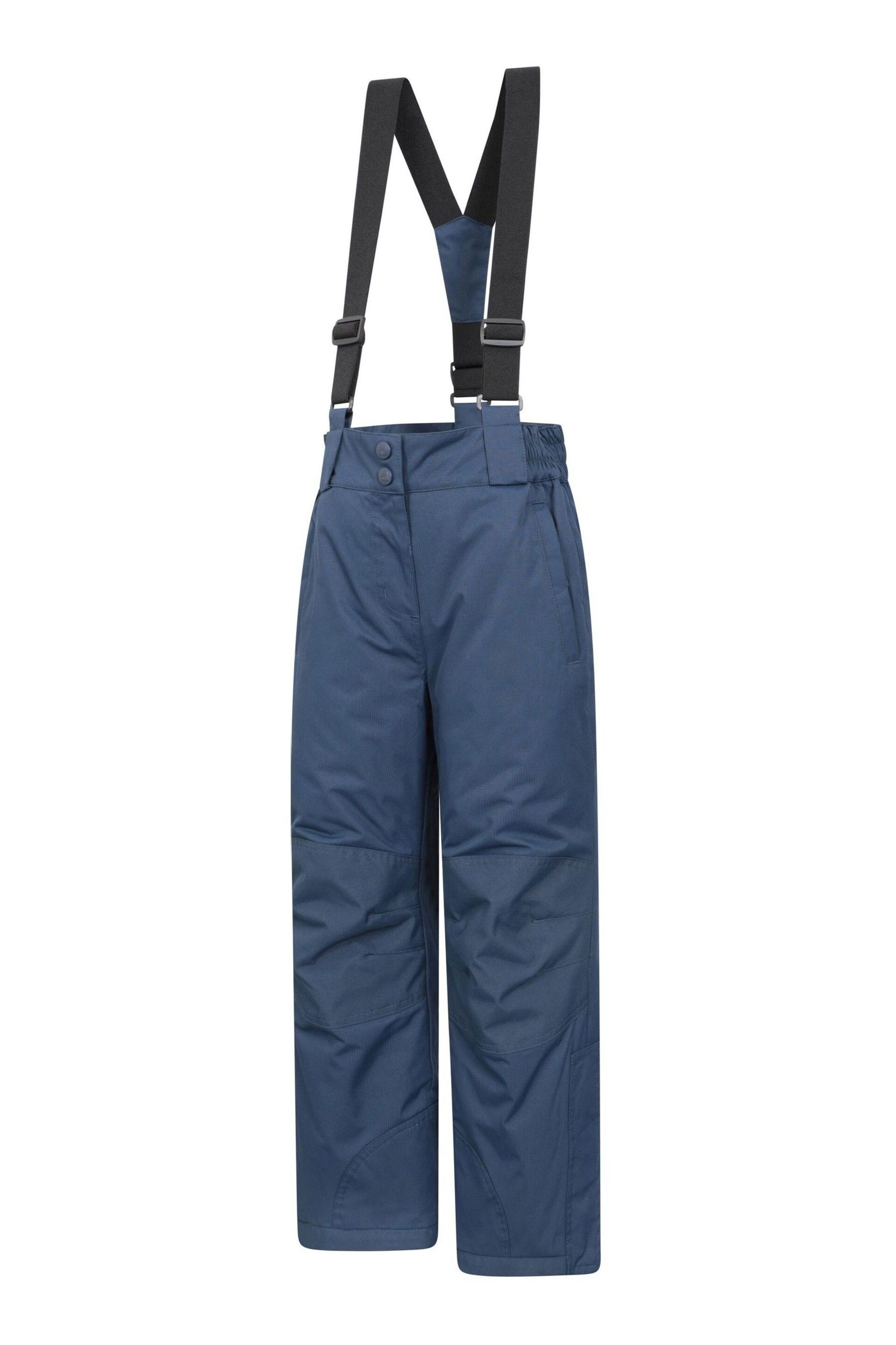 Mountain Warehouse Blue Raptor Kids Snow Trousers - Image 2 of 5