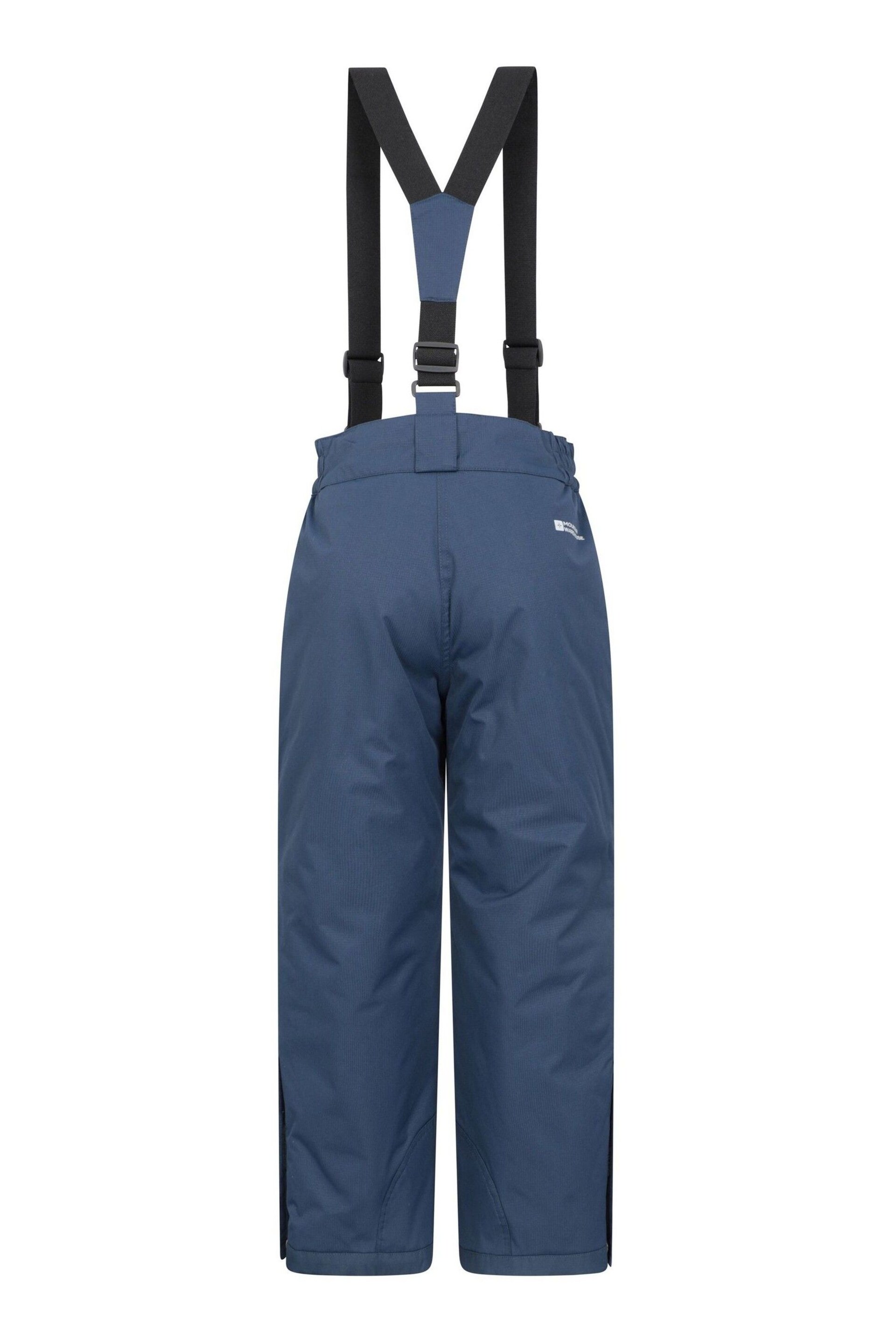 Mountain Warehouse Blue Raptor Kids Snow Trousers - Image 3 of 5