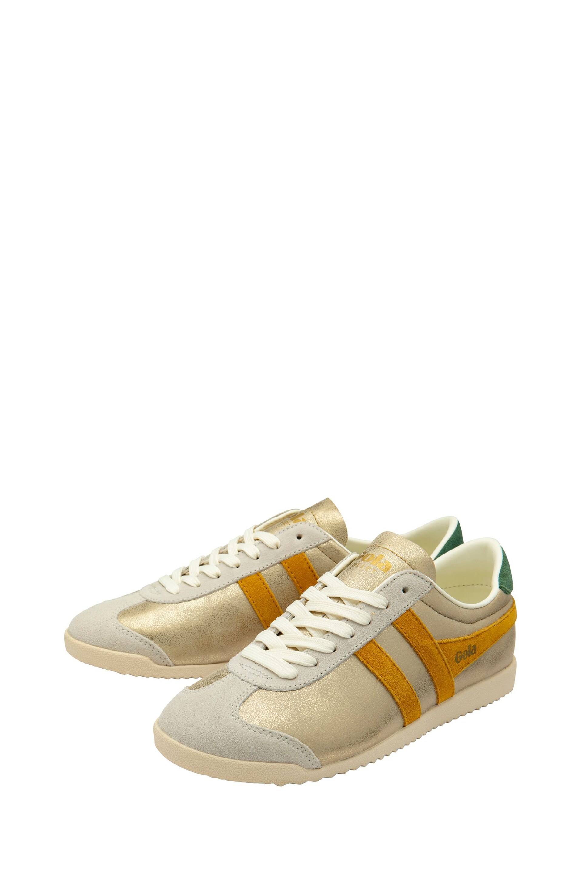 Gola Corn gold Ladies Bullet Blaze Lace Up Trainers - Image 2 of 4