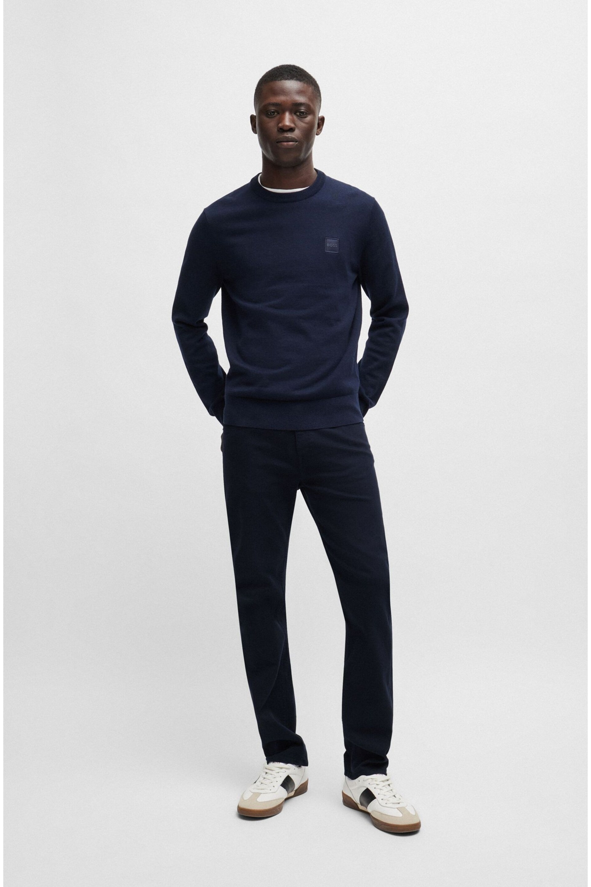 BOSS Blue Slim Fit Soft Stretch Denim Jeans - Image 2 of 5