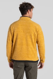 Craghoppers Yellow Esk Half Zip Sweat Top - Image 2 of 4