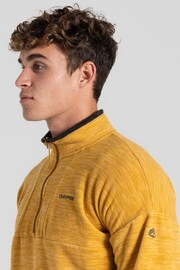 Craghoppers Yellow Esk Half Zip Sweat Top - Image 4 of 4