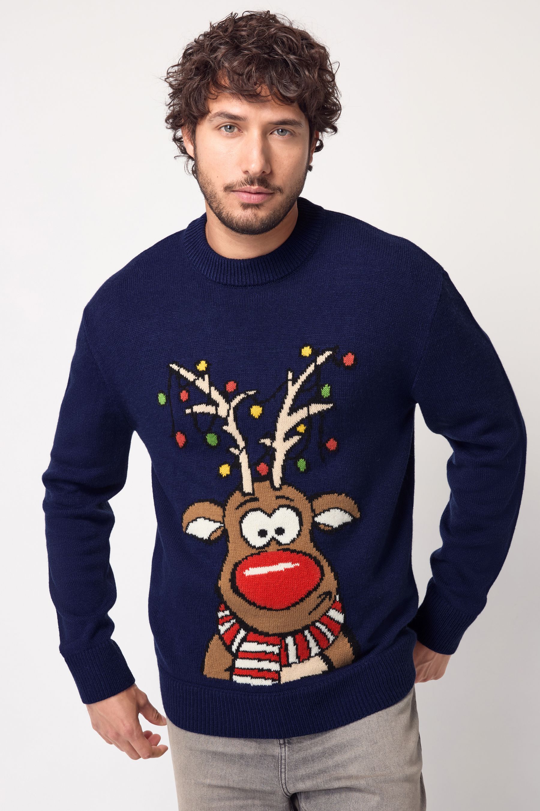 River island mens christmas jumper cheap