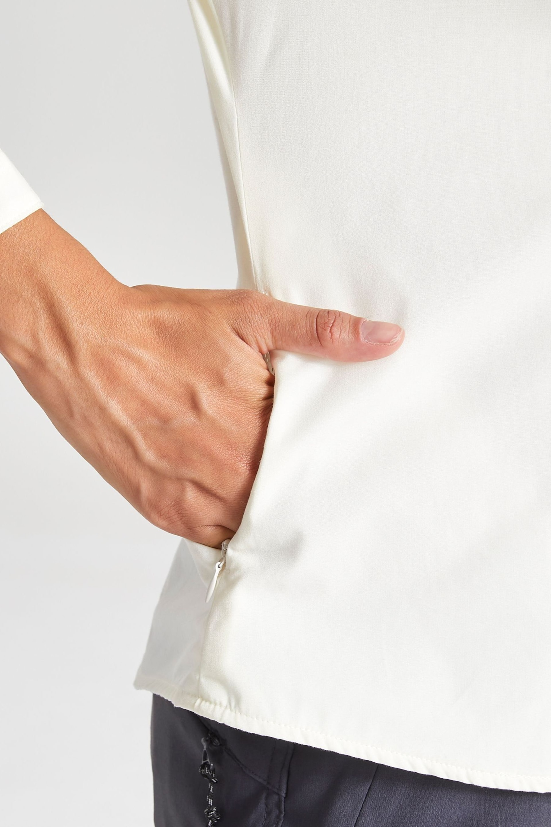 Craghoppers Kiwi Long Sleeved White Shirt - Image 2 of 8