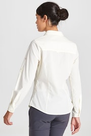 Craghoppers Kiwi Long Sleeved White Shirt - Image 5 of 8