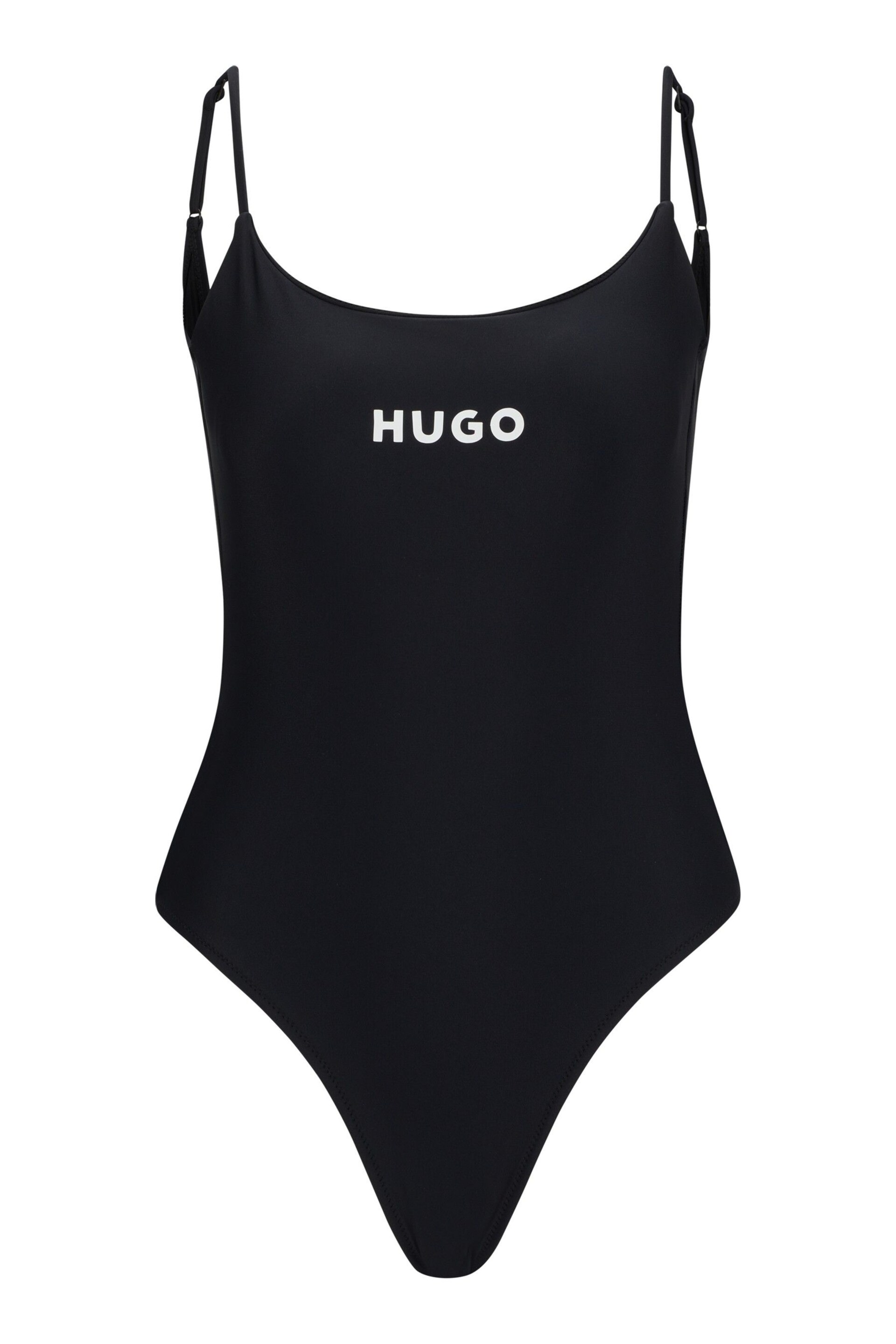 HUGO Quick-Dry Contrast Logo Swimsuit - Image 6 of 6