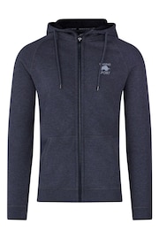 Raging Bull Grey Zip Through Hoodie - Image 6 of 7