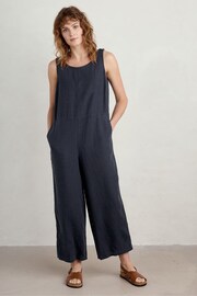 Seasalt Cornwall Blue Salt Air Jumpsuit - Image 6 of 8