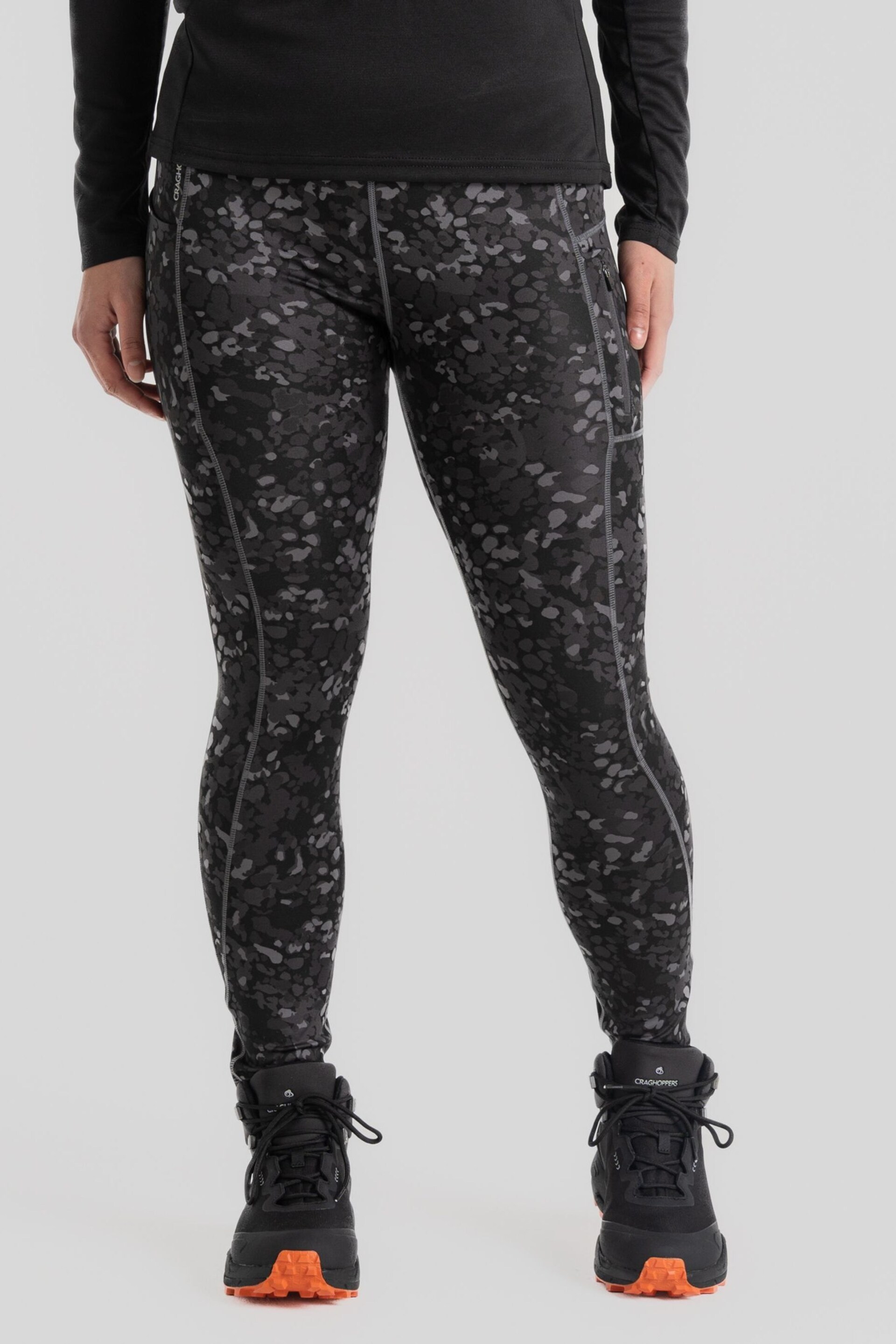 Craghoppers Grey Kiwi Pro Leggings - Image 1 of 9