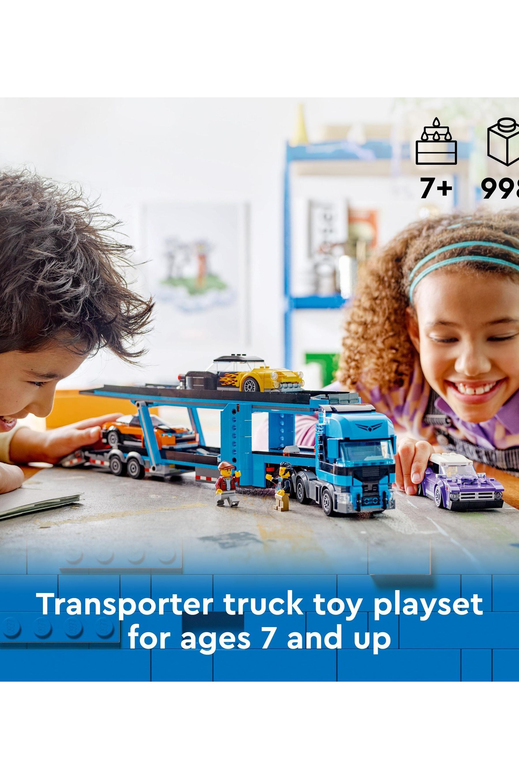 Buy LEGO City Car Transporter Truck with Sports Cars from the Next UK online shop