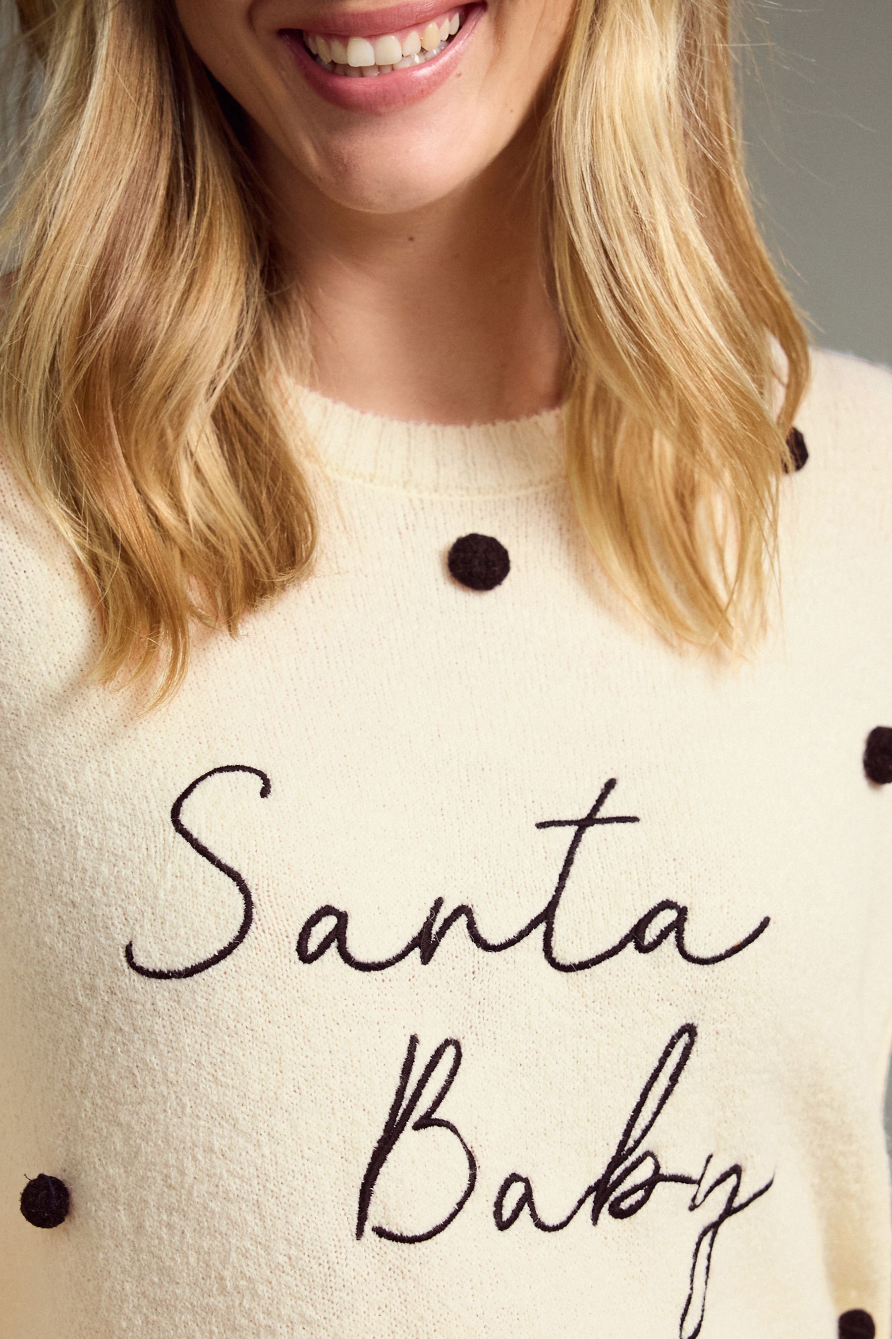 Scoop neck christmas jumper best sale