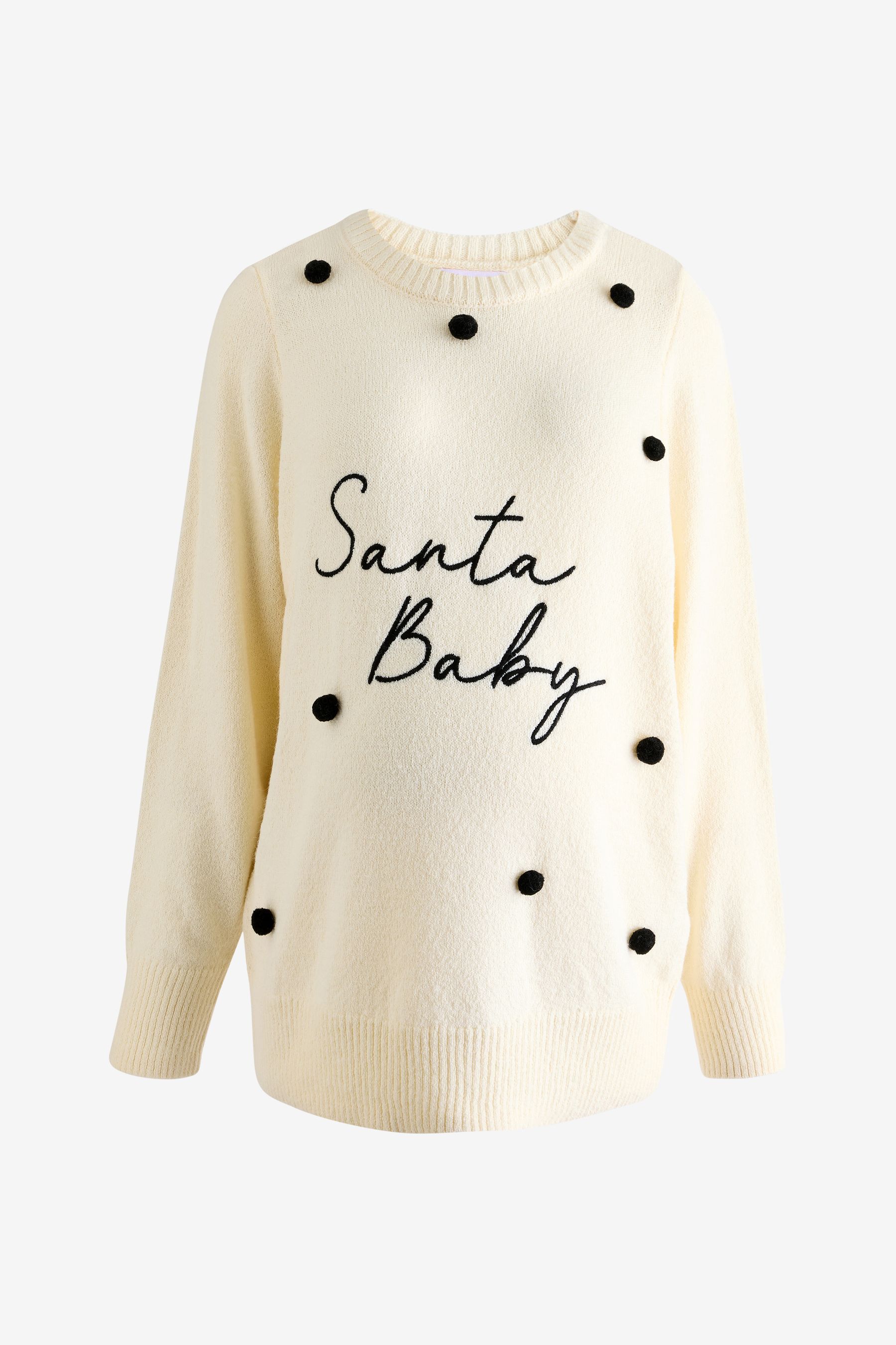 Buy White Maternity Christmas Jumper from the Next UK online shop