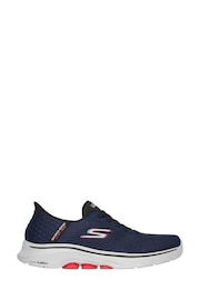 Skechers Blue Go Walk 7 Slip In Trainers - Image 3 of 3