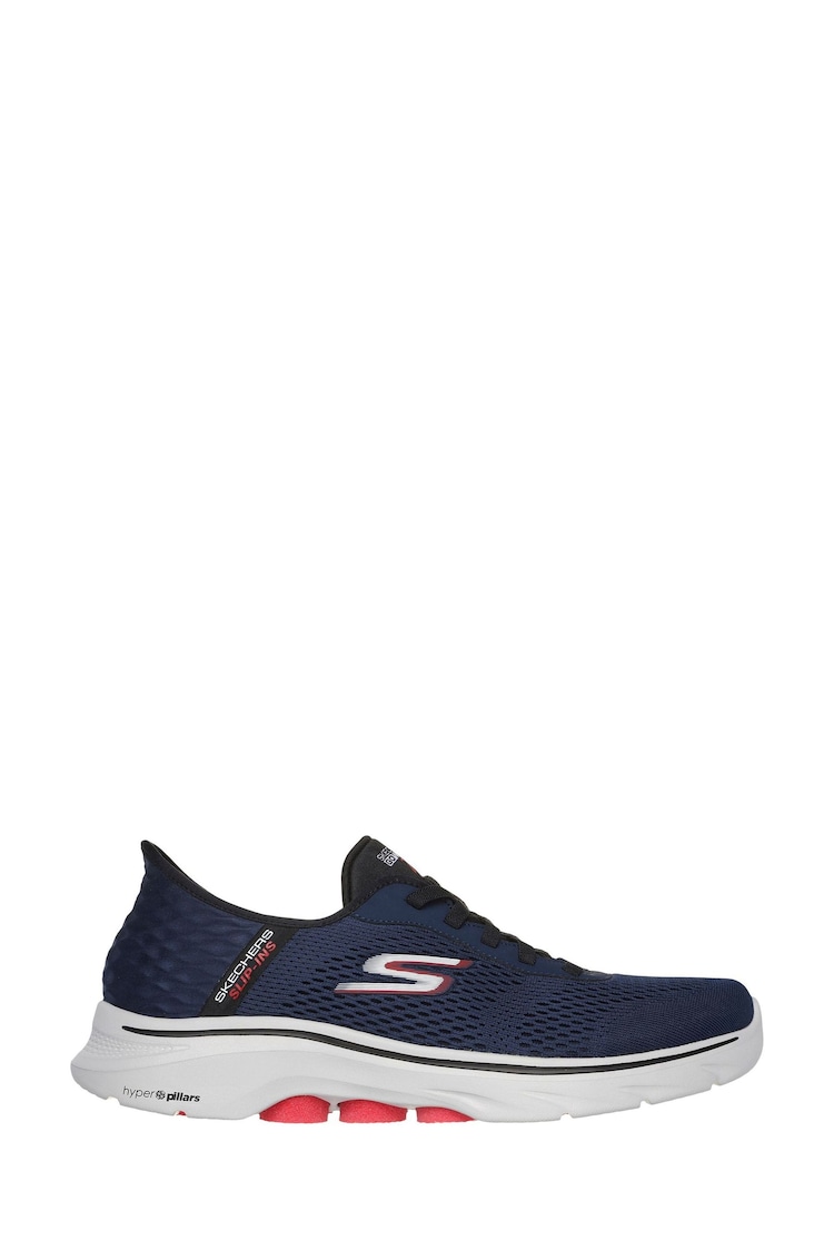 Skechers Blue Go Walk 7 Slip In Trainers - Image 3 of 3