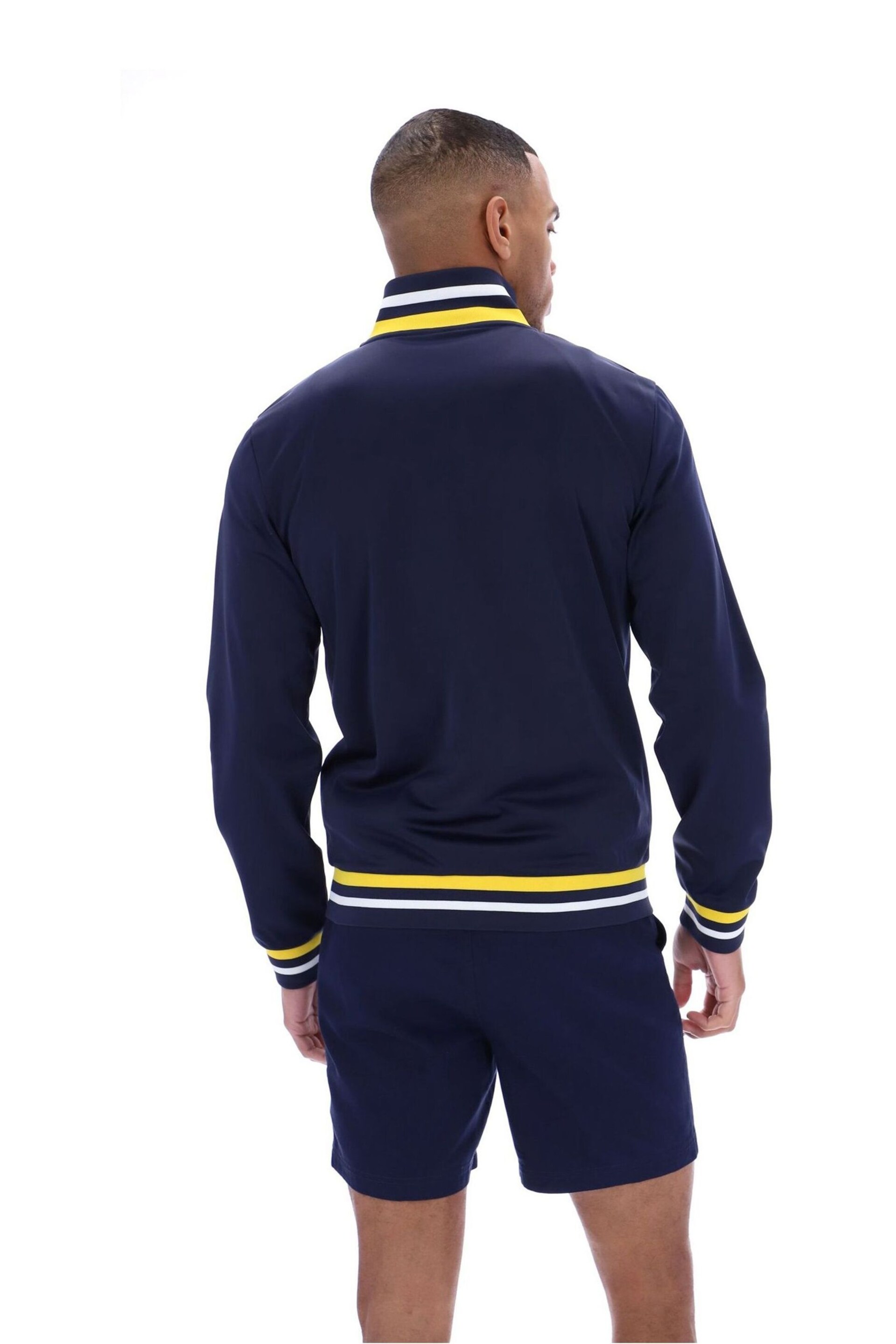 Fila Blue Dane Track Jacket With Tipping - Image 4 of 4