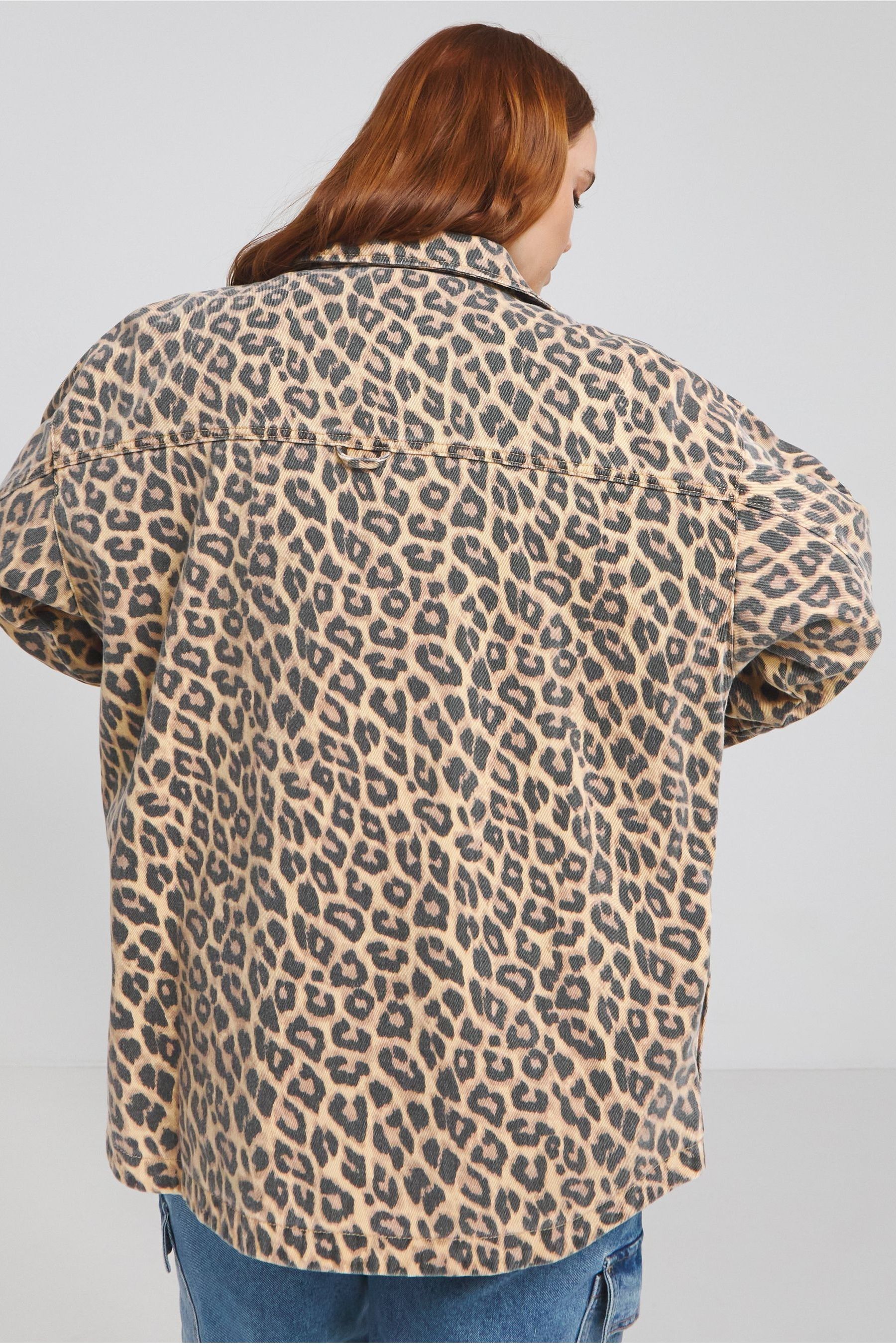 Simply be leopard print coat shop