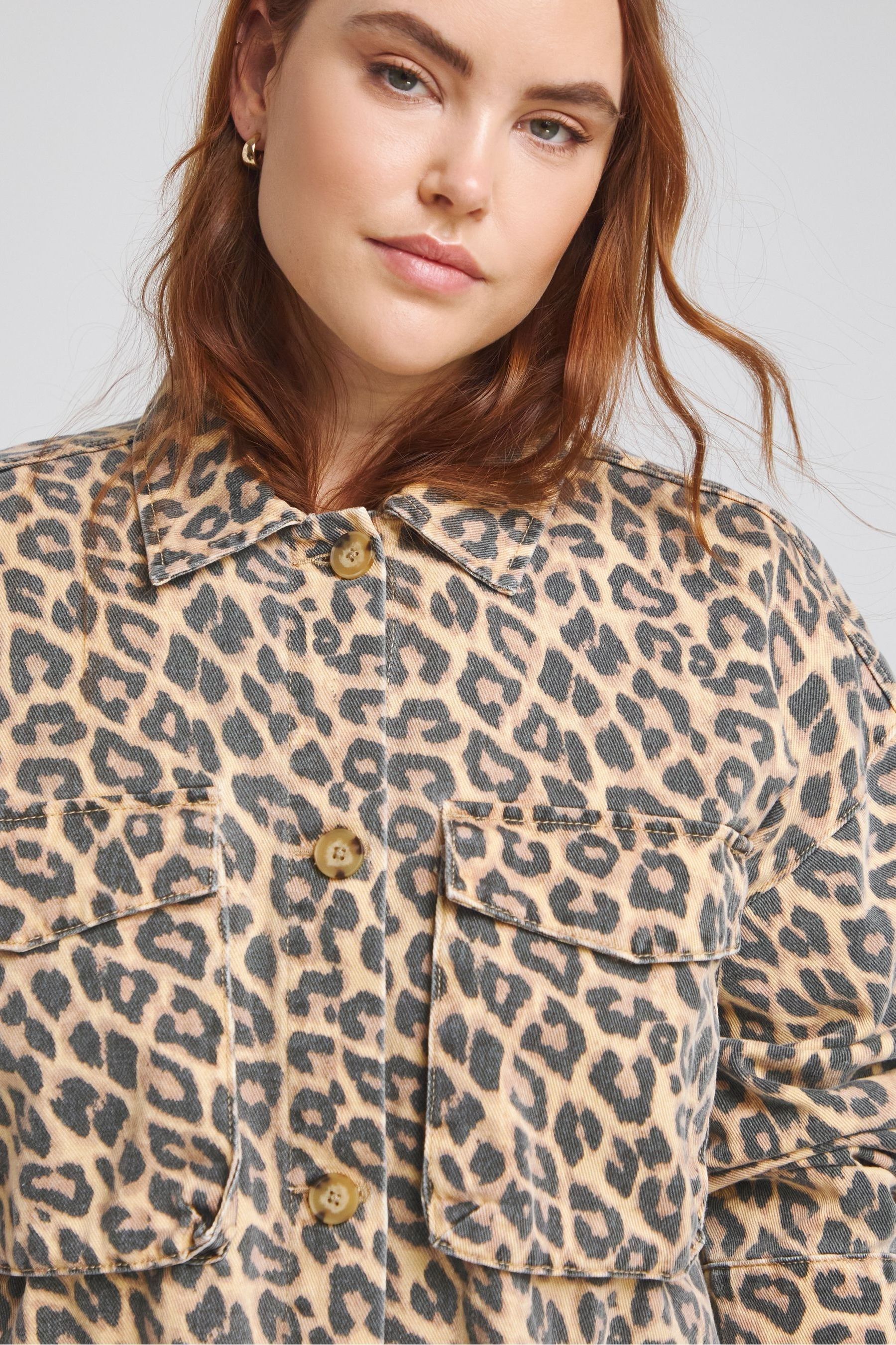 Leopard print jacket cotton on hotsell