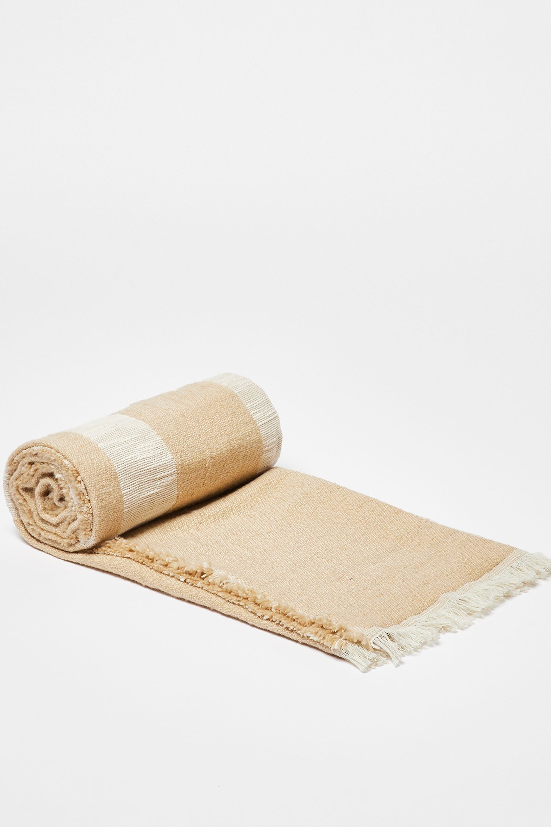 Buy Oliver Bonas Cream Leo Jacquard Throw from the Next UK online shop