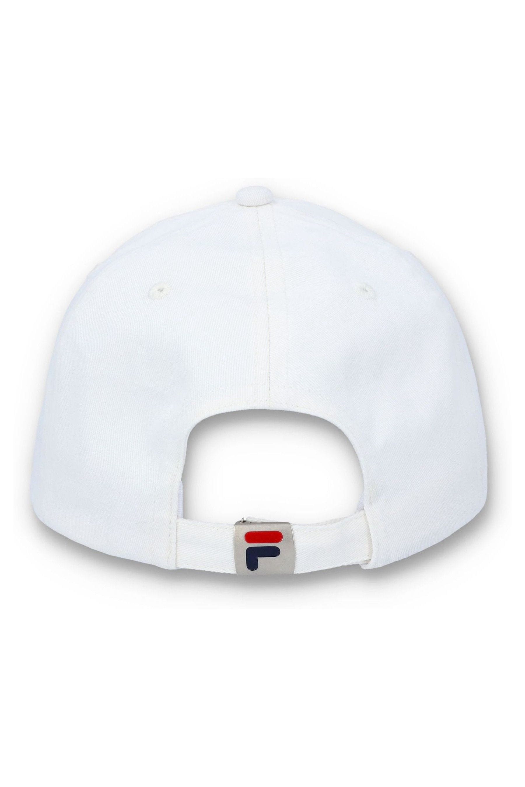 Buy Fila White 100 Cotton Tanta Baseball Cap from Next Luxembourg