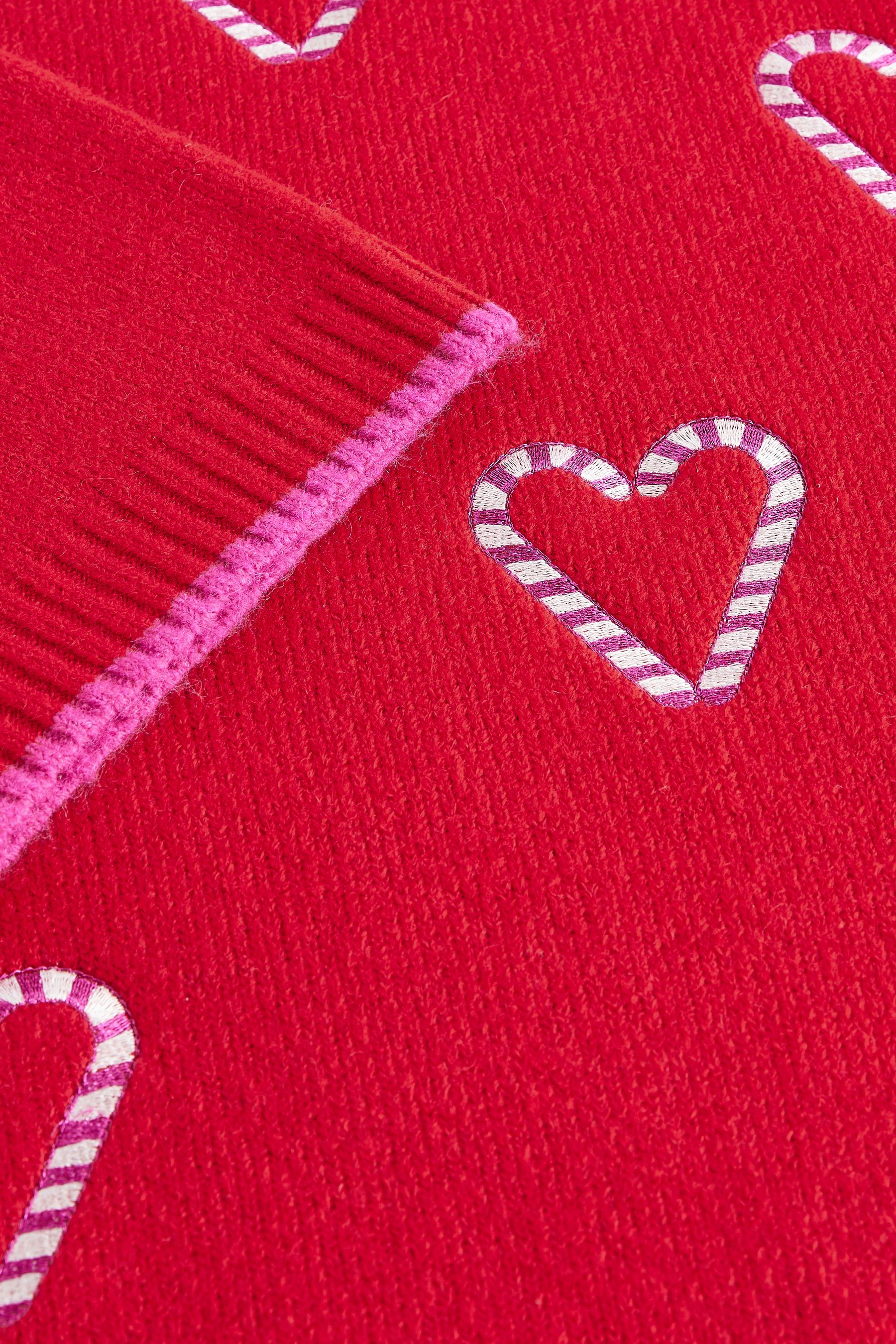 Candy cane heart sweater best sale