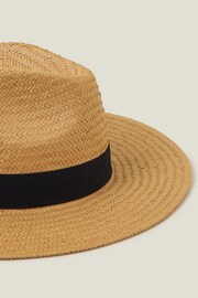 Accessorize Brown Panama Hat - Image 2 of 3