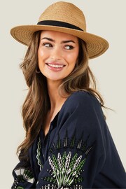 Accessorize Brown Panama Hat - Image 3 of 3
