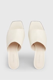 Calvin Klein Natural Leather Heel Mules - Image 2 of 3