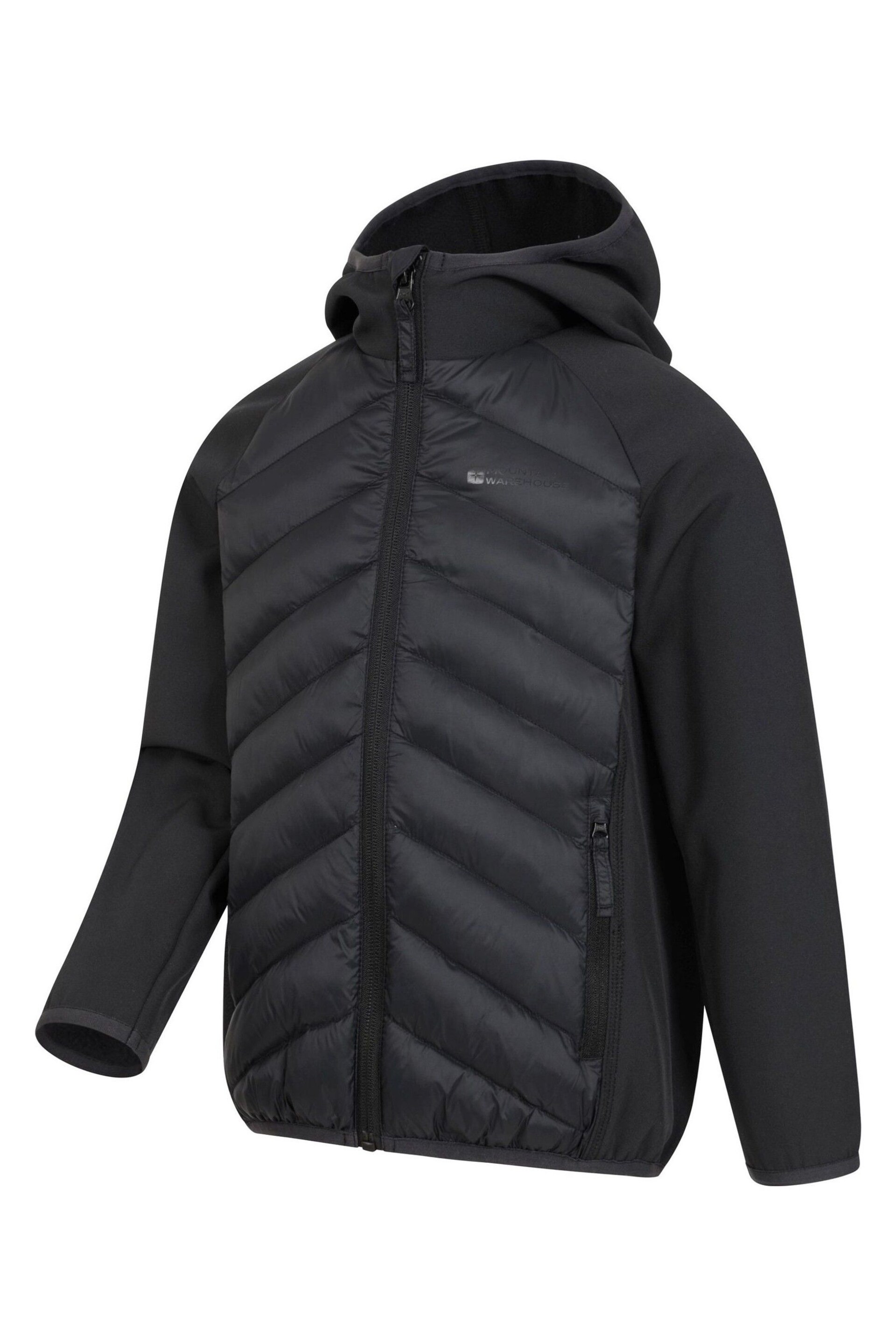 Mountain Warehouse Black Techy Turbine Kids Padded Jacket - Image 1 of 5