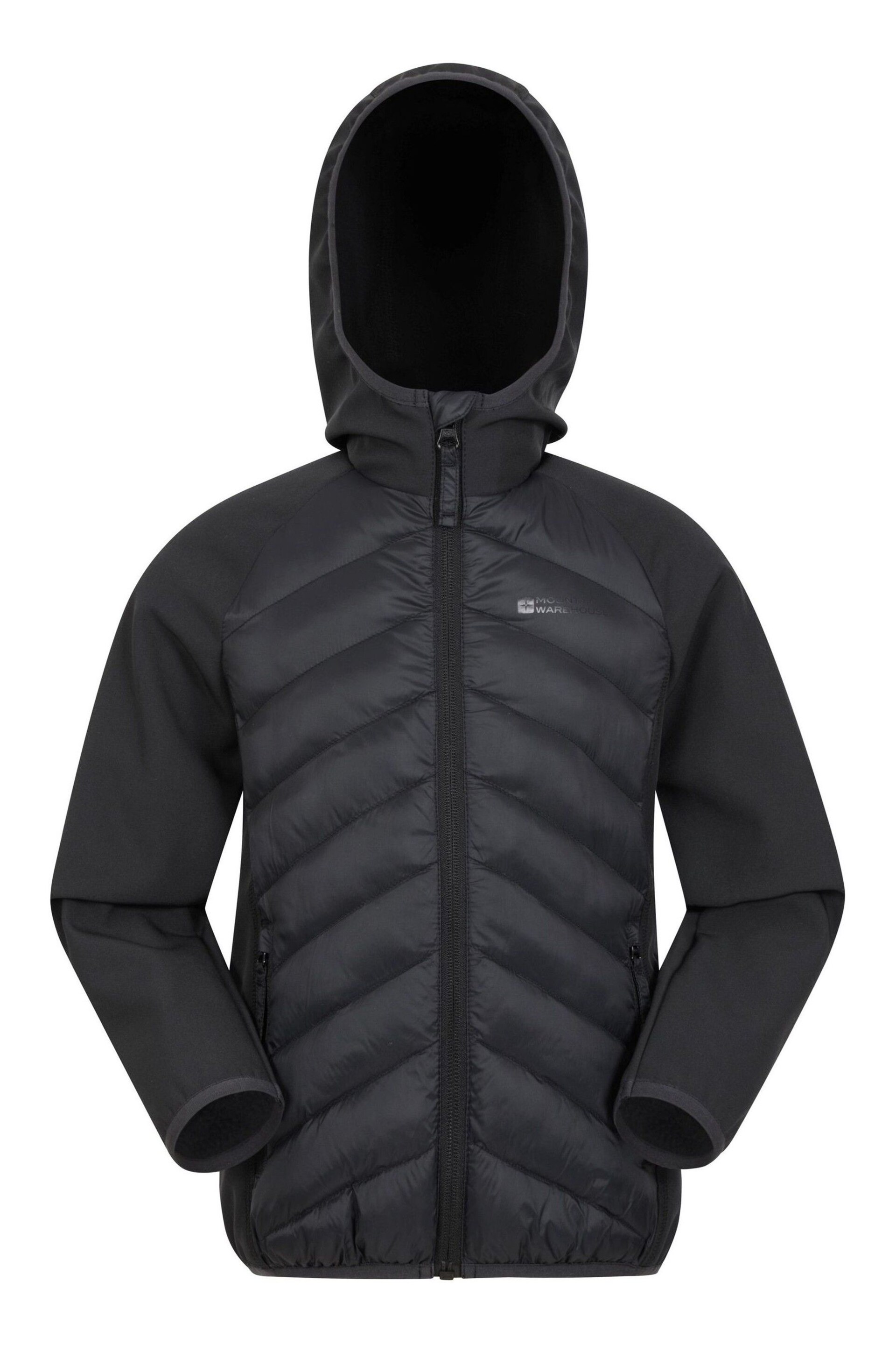 Mountain Warehouse Black Techy Turbine Kids Padded Jacket - Image 3 of 5