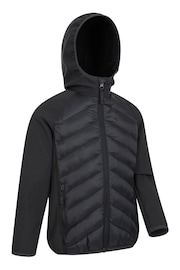 Mountain Warehouse Black Techy Turbine Kids Padded Jacket - Image 4 of 5