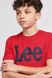 Lee Boys Wobbly Graphic T-Shirt - Image 3 of 5