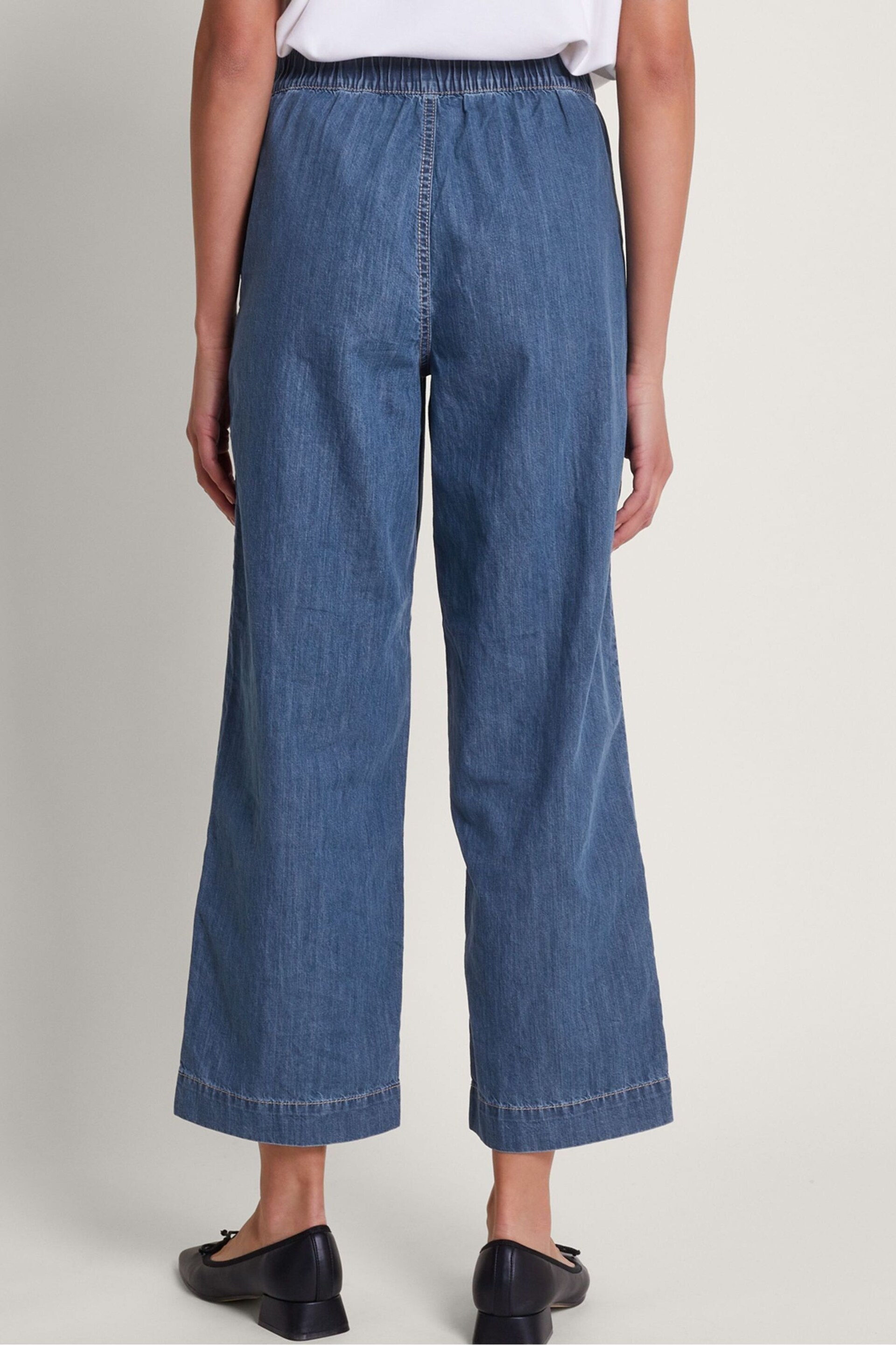 Monsoon Blue Harper Regular Length Crop Jeans - Image 2 of 5
