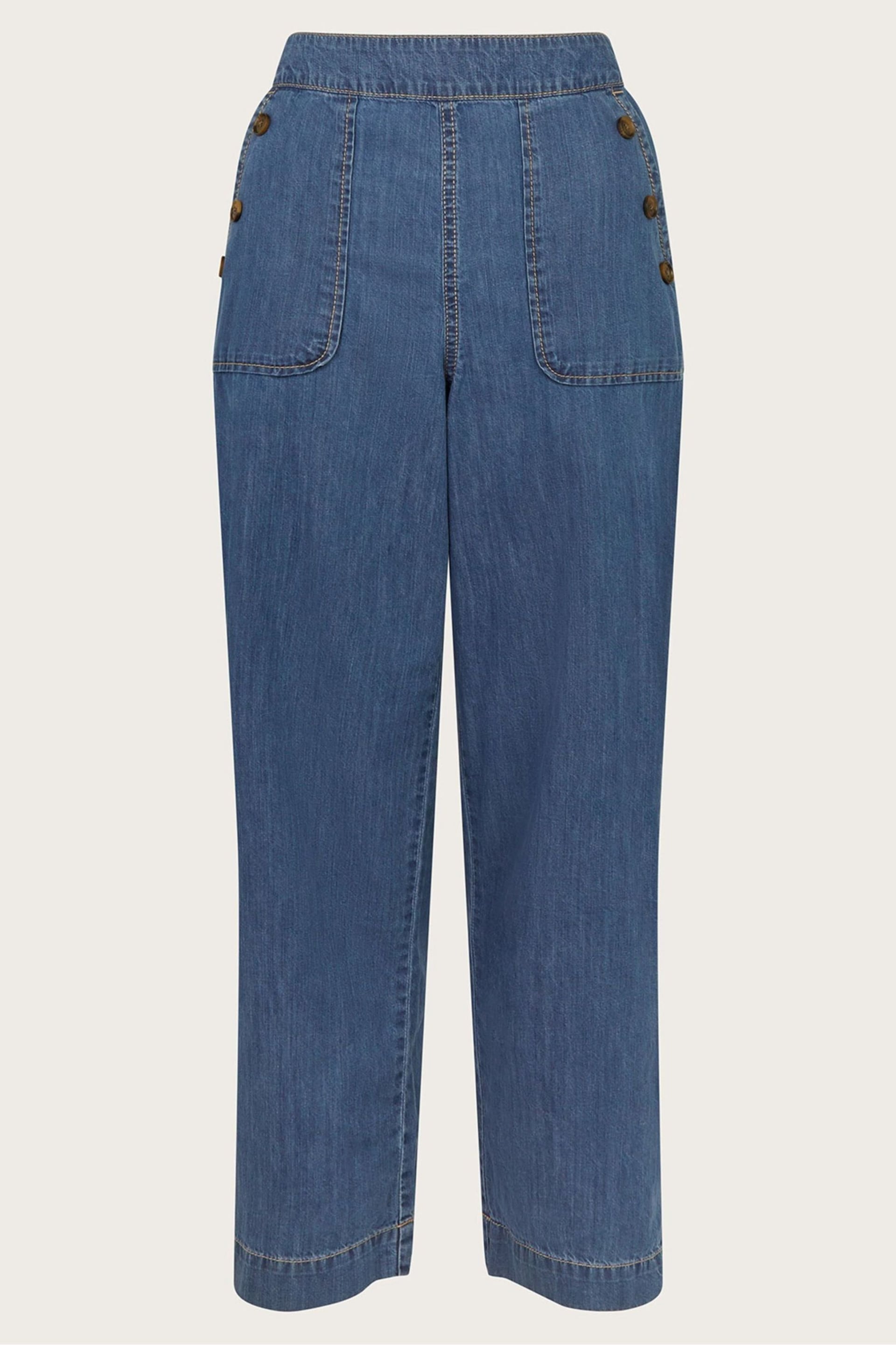 Monsoon Blue Harper Regular Length Crop Jeans - Image 5 of 5