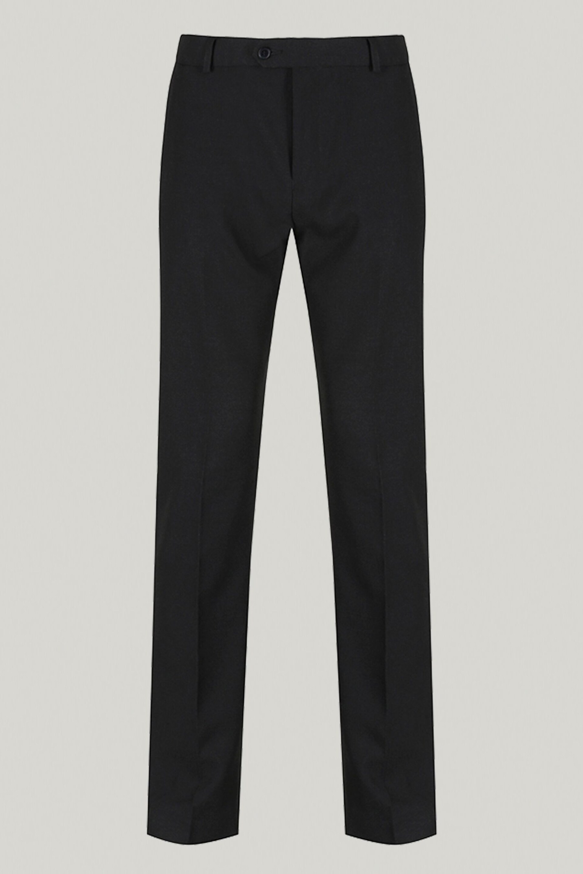 Trutex Longer Length Slim Leg Senior Boys Black School Trousers - Image 5 of 6