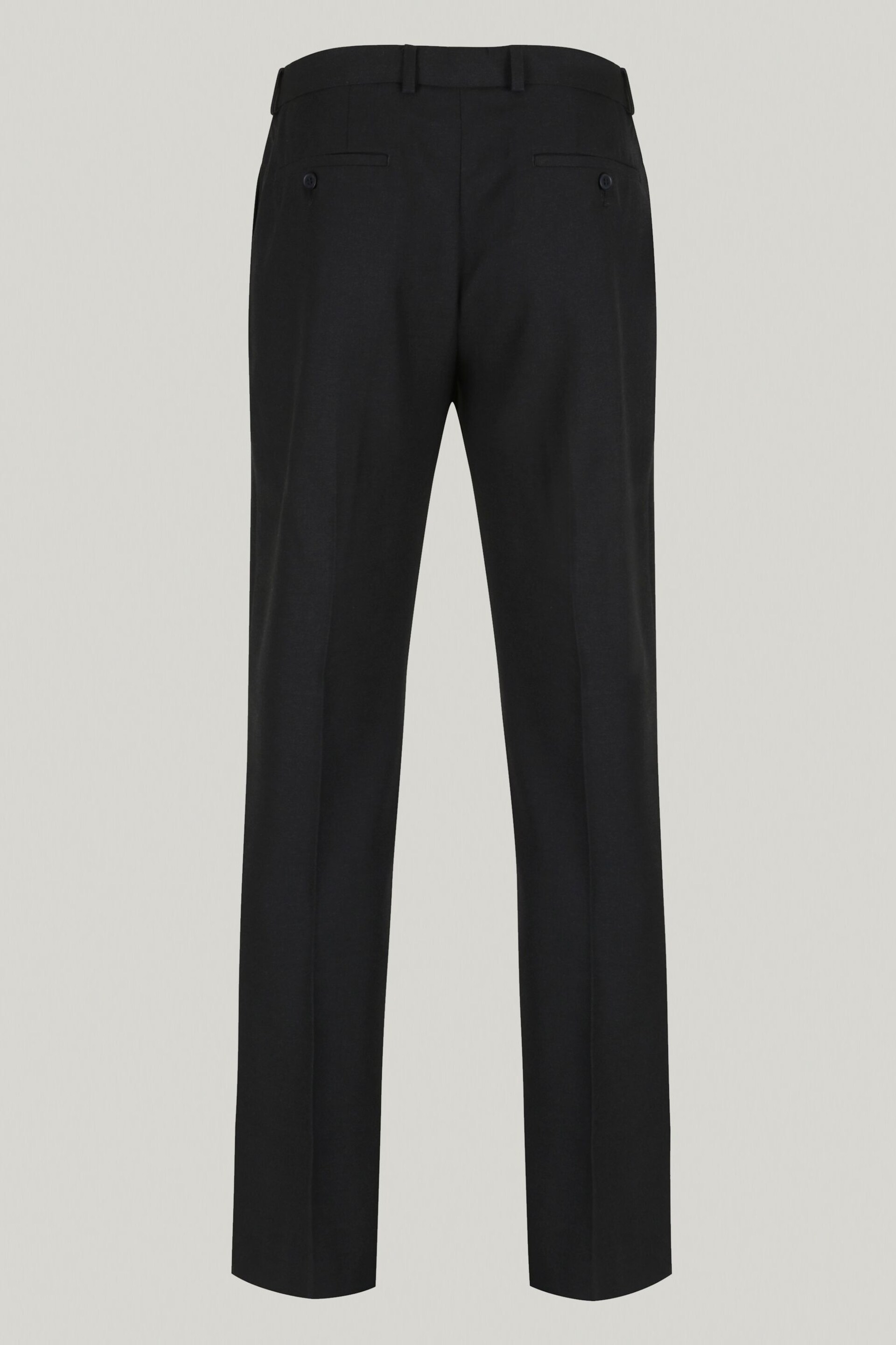 Trutex Longer Length Slim Leg Senior Boys Black School Trousers - Image 6 of 6