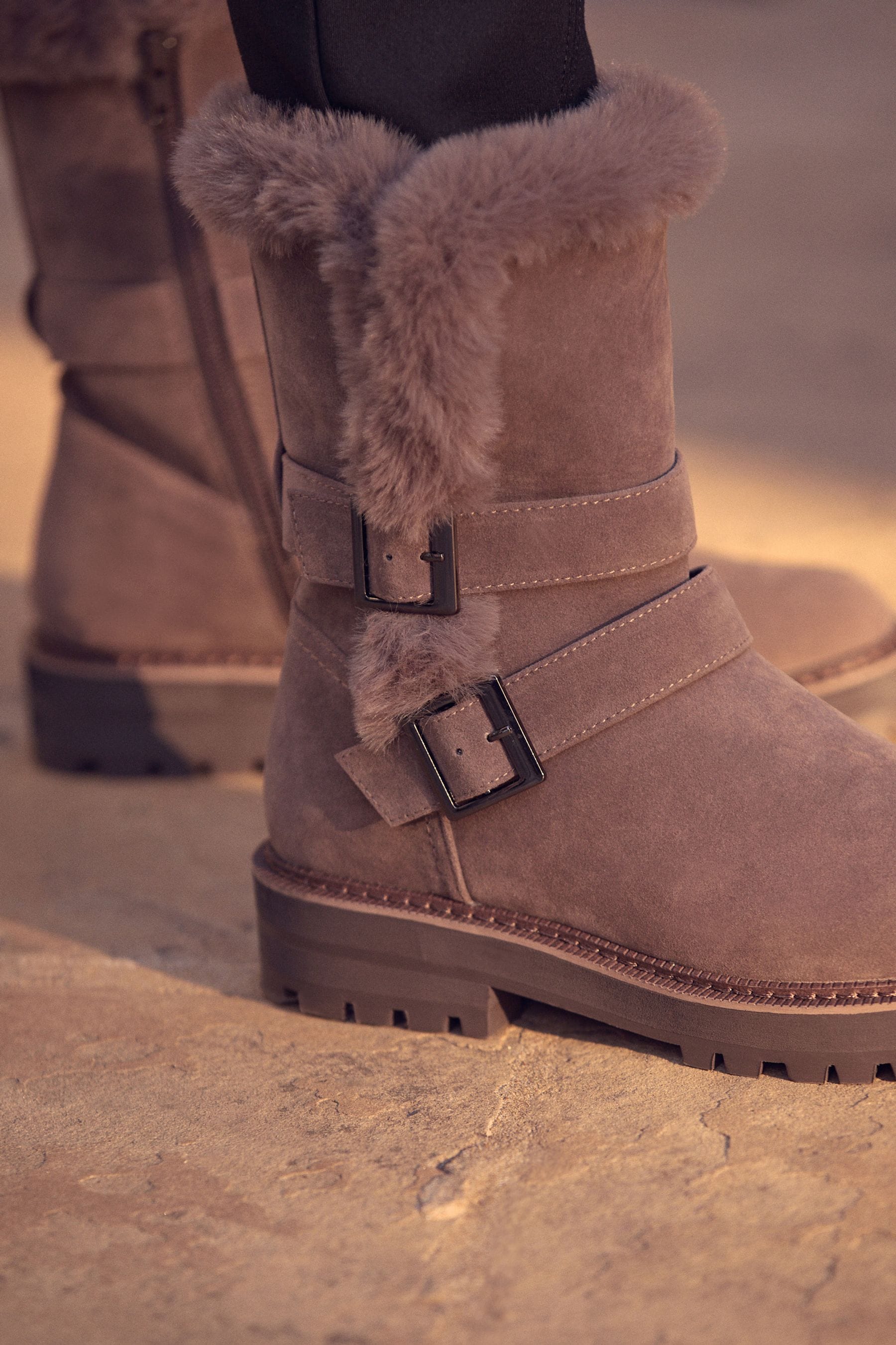 Sam edelman faux fur boots online