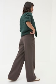 FatFace Presley Brown Herringbone Trousers - Image 2 of 5