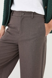 FatFace Presley Brown Herringbone Trousers - Image 4 of 5