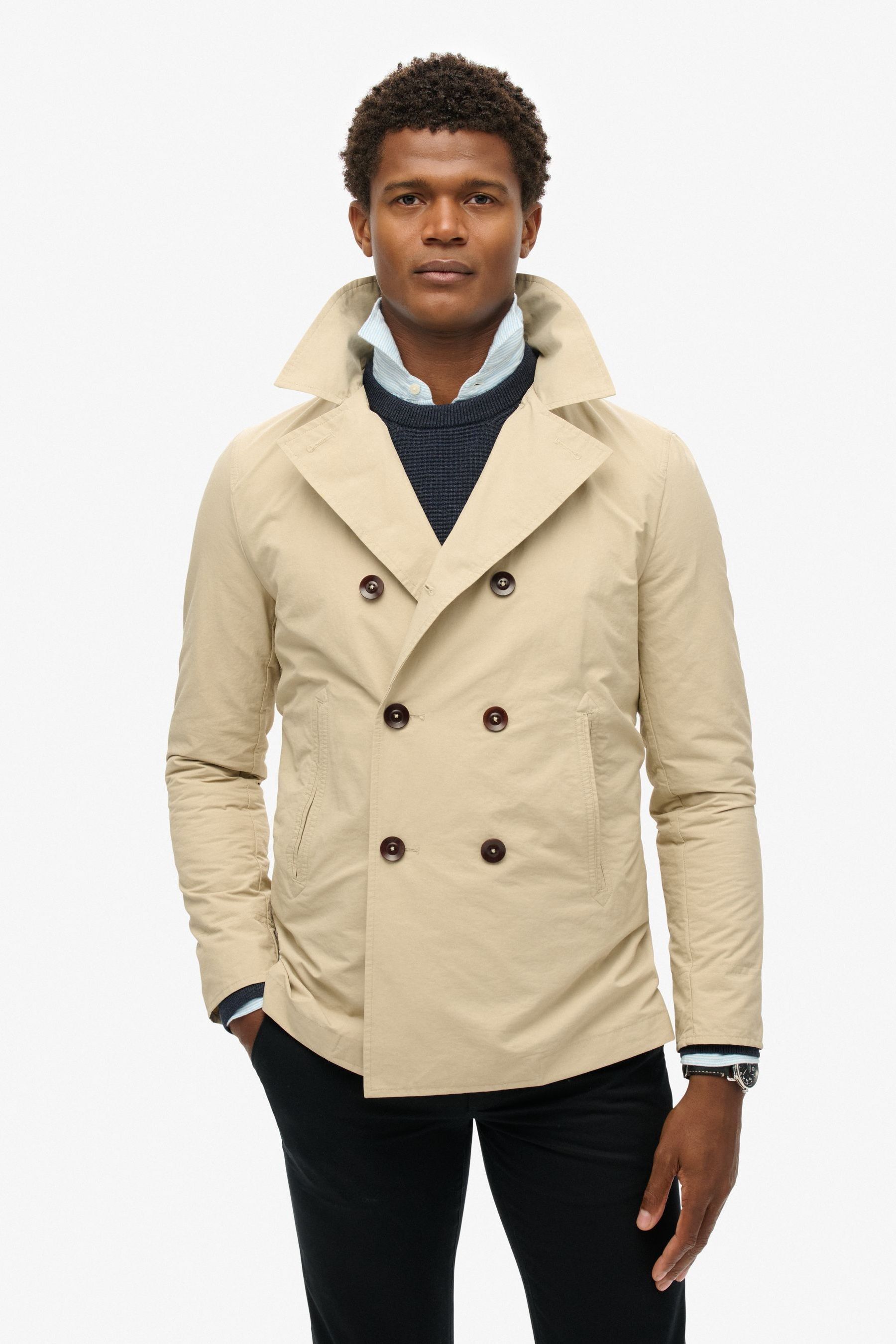 Superdry merchant peacoat top