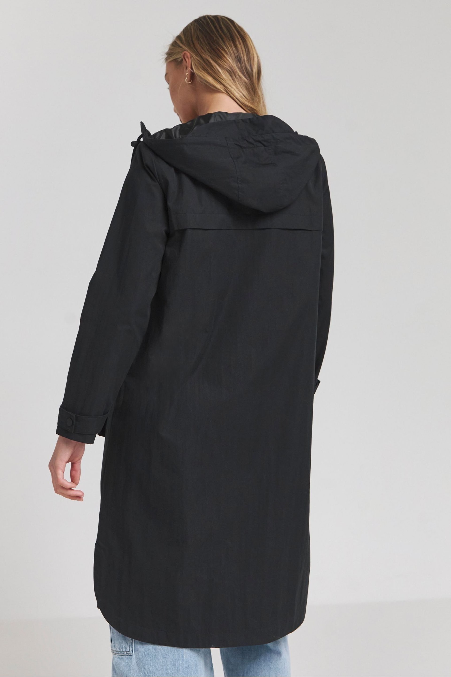 Simply Be Black Functional Utility Coat - Image 3 of 4