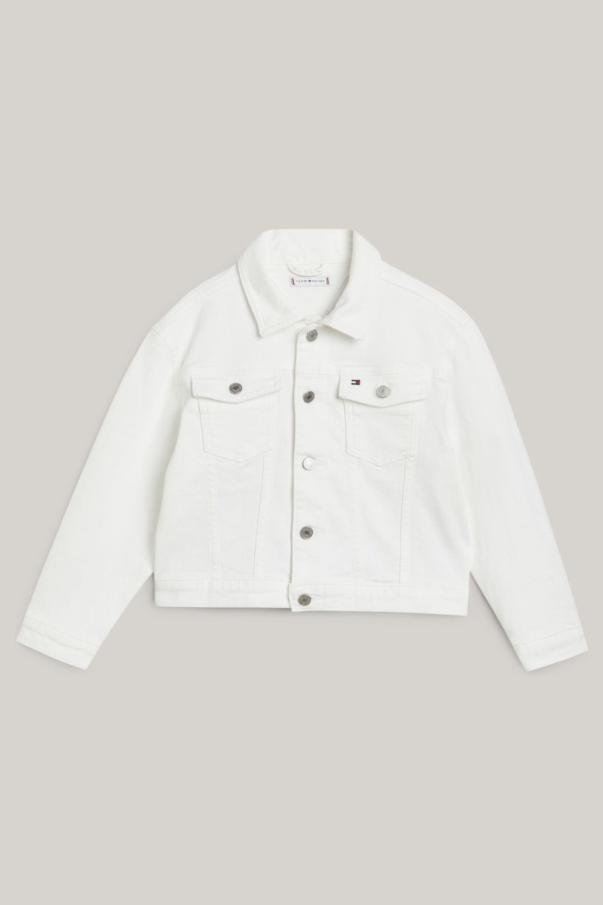 Tommy Hilfiger Denim Trucker White Jacket - Image 5 of 5