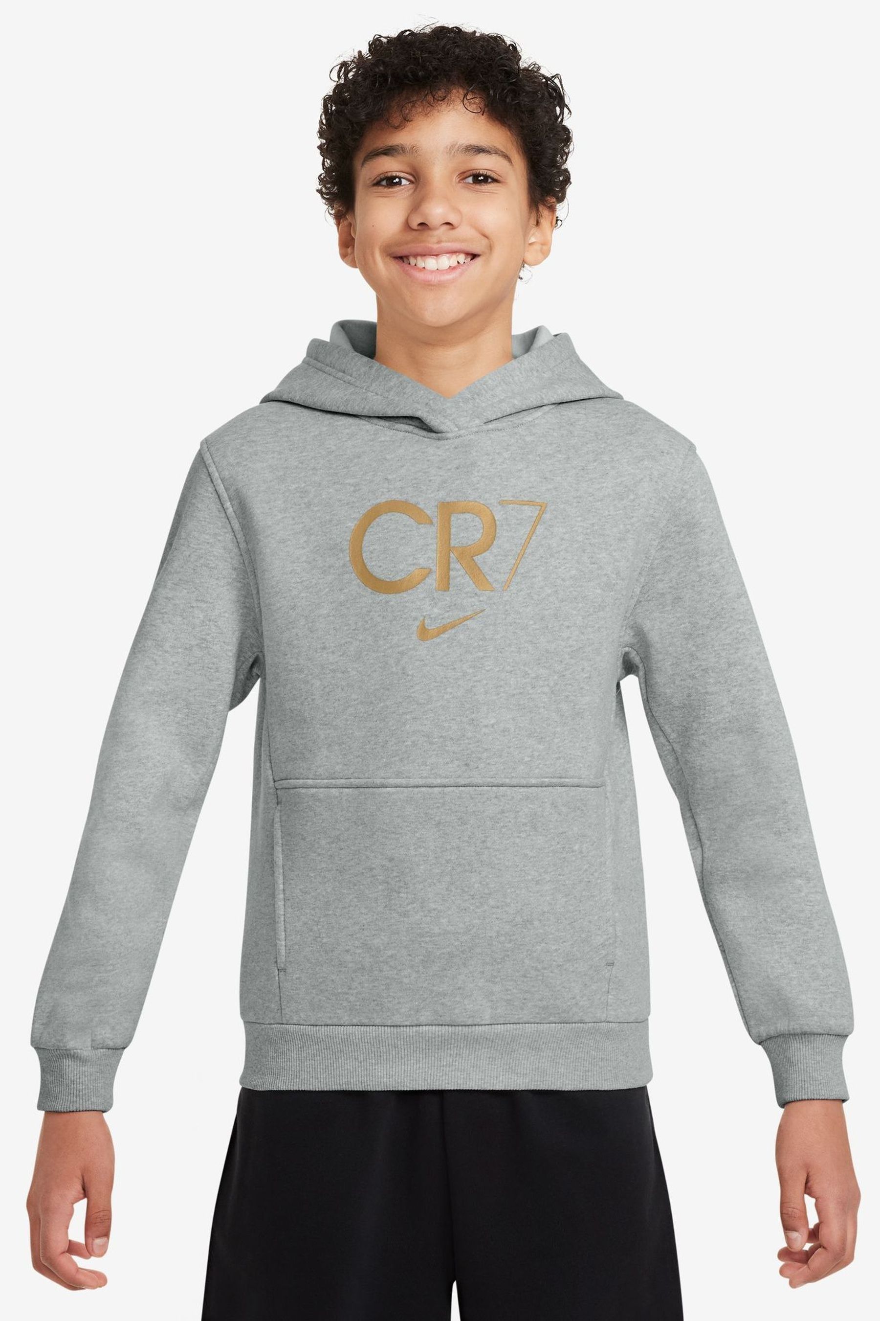 Buy Nike Grey Dri FIT Club Fleece CR7 Training Hoodie from the Next UK online shop