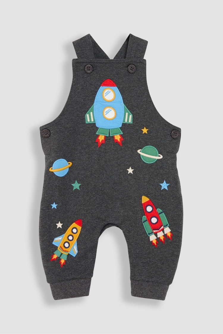 JoJo Maman Bébé Appliqué Dungarees & Top Set - 圖片 2，共 6