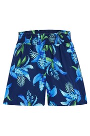 Pour Moi Blue LENZING™ ECOVERO™ Viscose Beach Shorts - Image 4 of 4
