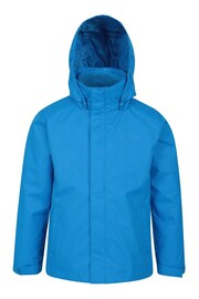 Mountain Warehouse Blue Fell Kids 3 In 1 Water Resistant Jacket - Image 3 of 4