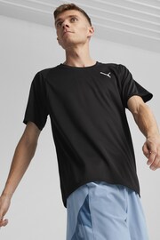 Puma Black Mens Fit Ultrabreathe T-Shirt - Image 1 of 6
