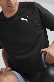 Puma Black Mens Fit Ultrabreathe T-Shirt - Image 3 of 6