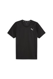 Puma Black Mens Fit Ultrabreathe T-Shirt - Image 6 of 6