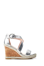 PURSUIT CROSSOVER STRAP WEDGE SANDAL - Image 1 of 4