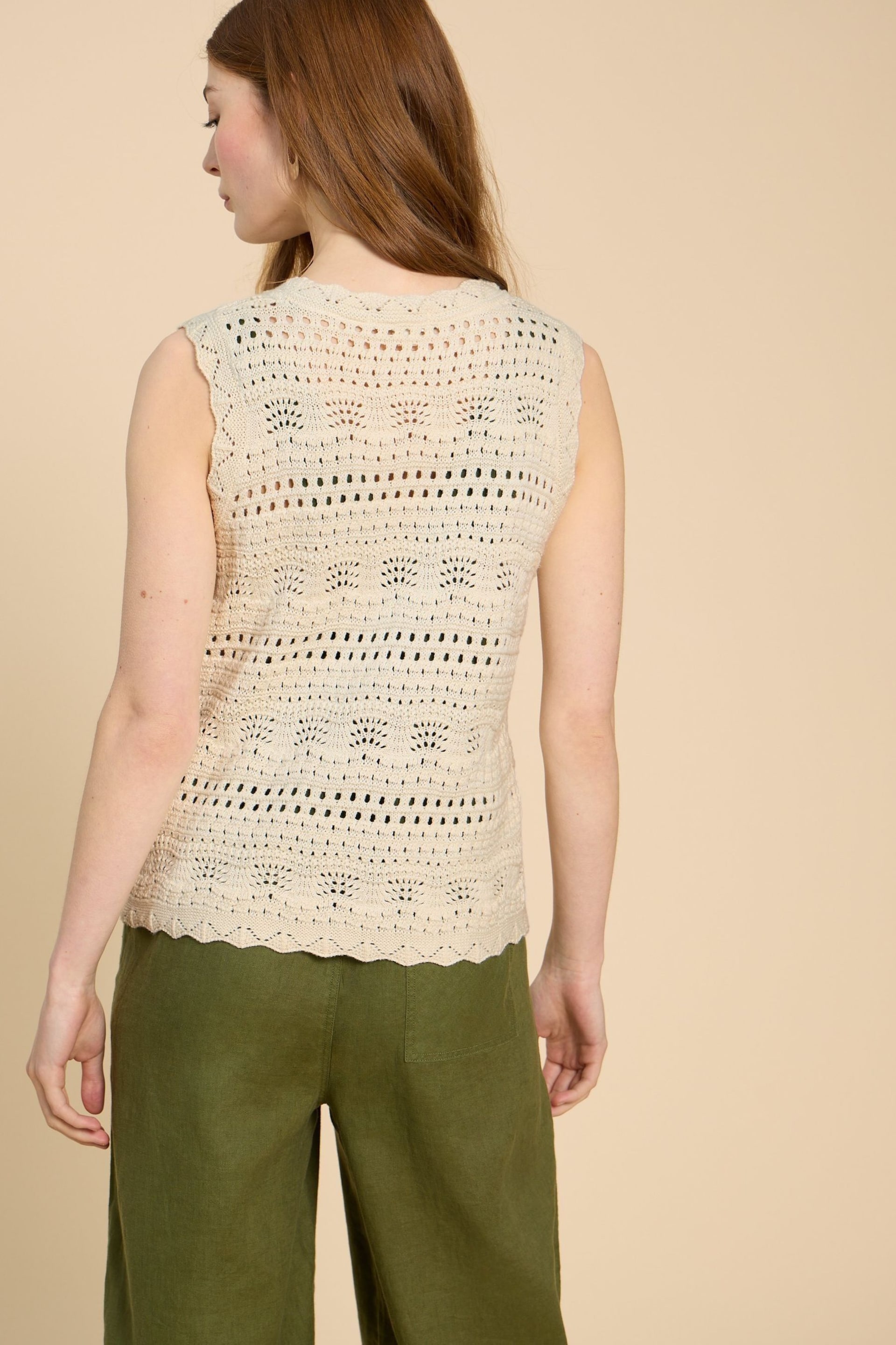 White Stuff Natural Pippa Waistcoat - Image 4 of 9